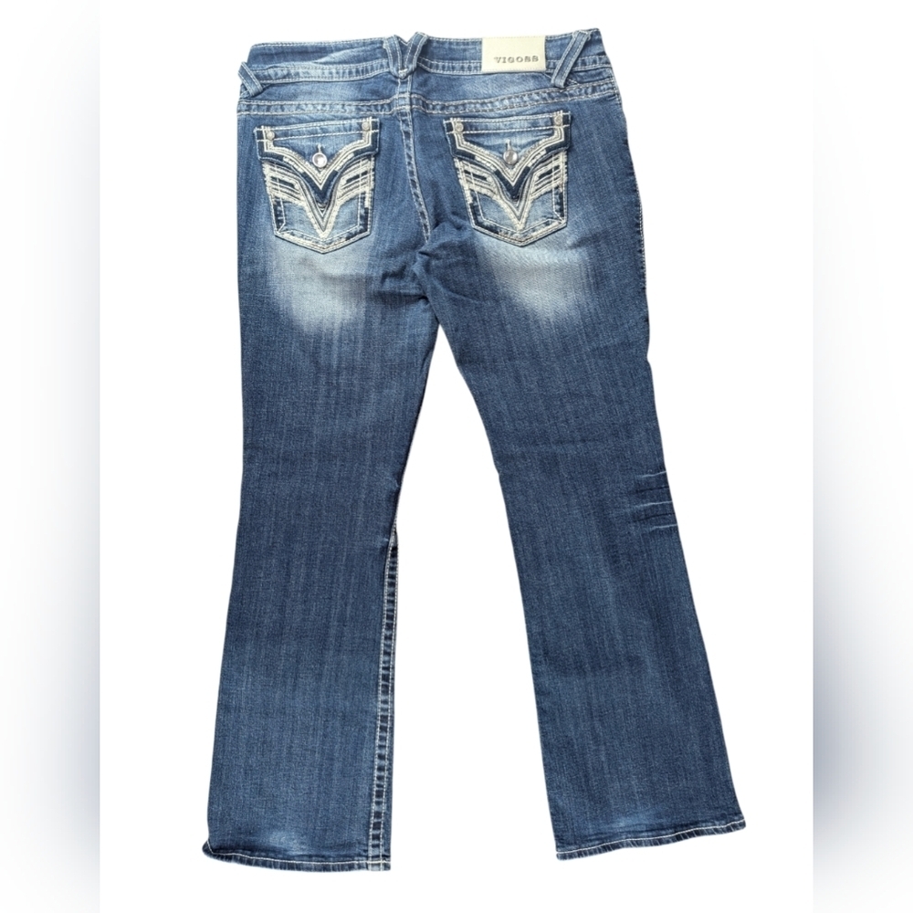 Vigoss The New York Bootcut Size 9/10 Distressed In Super Condition
